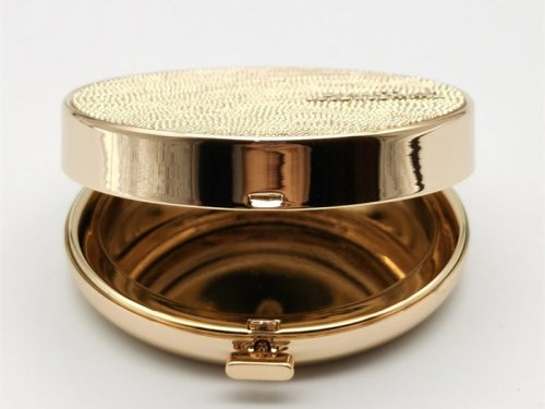 金属圆形粉盒Metal Round Compact