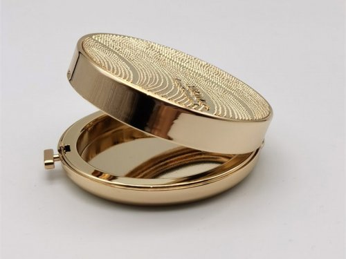 金属圆形粉盒Metal Round Compact